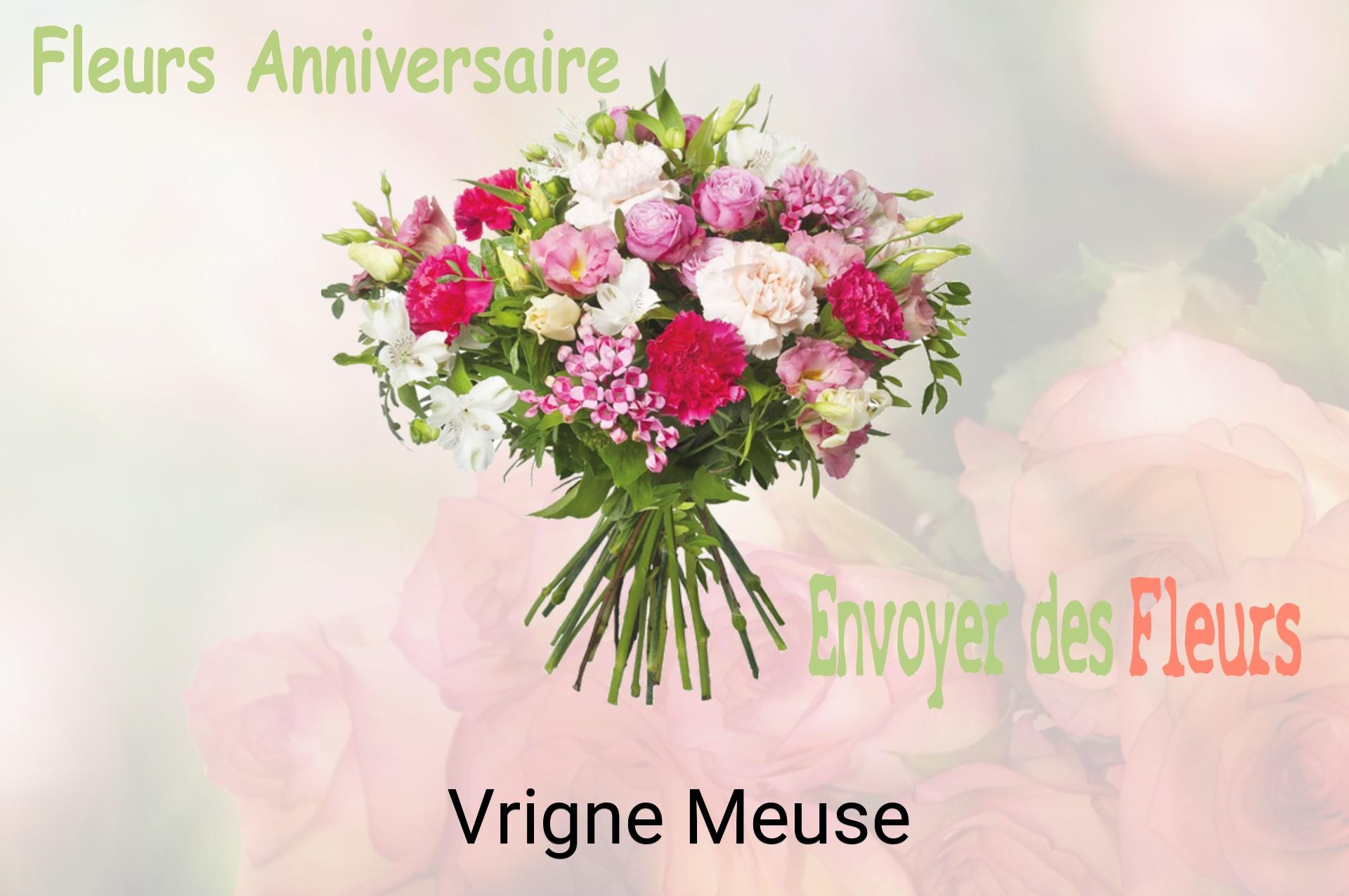 Bouquet de fleurs d’anniversaire livré à Vrigne-Meuse
